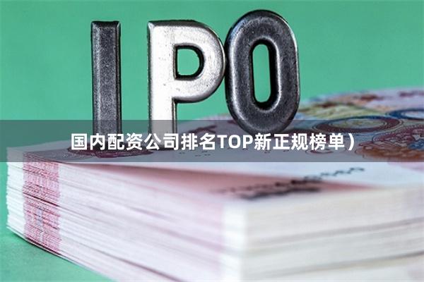 国内配资公司排名TOP新正规榜单）